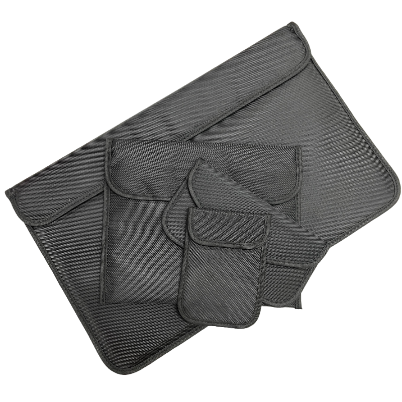 Premium Oxford Fabric Faraday Bag 4-Piece Set - Ready to Ship / Bulk Faraday Cage Bags for EMF & RFID Protection