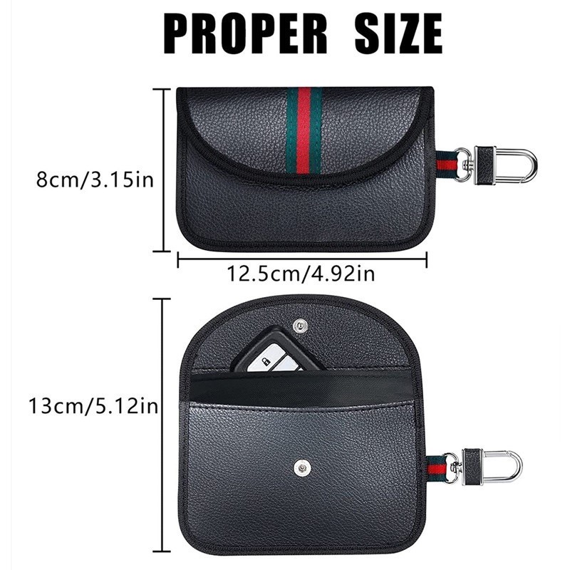 size of signal blocking bag