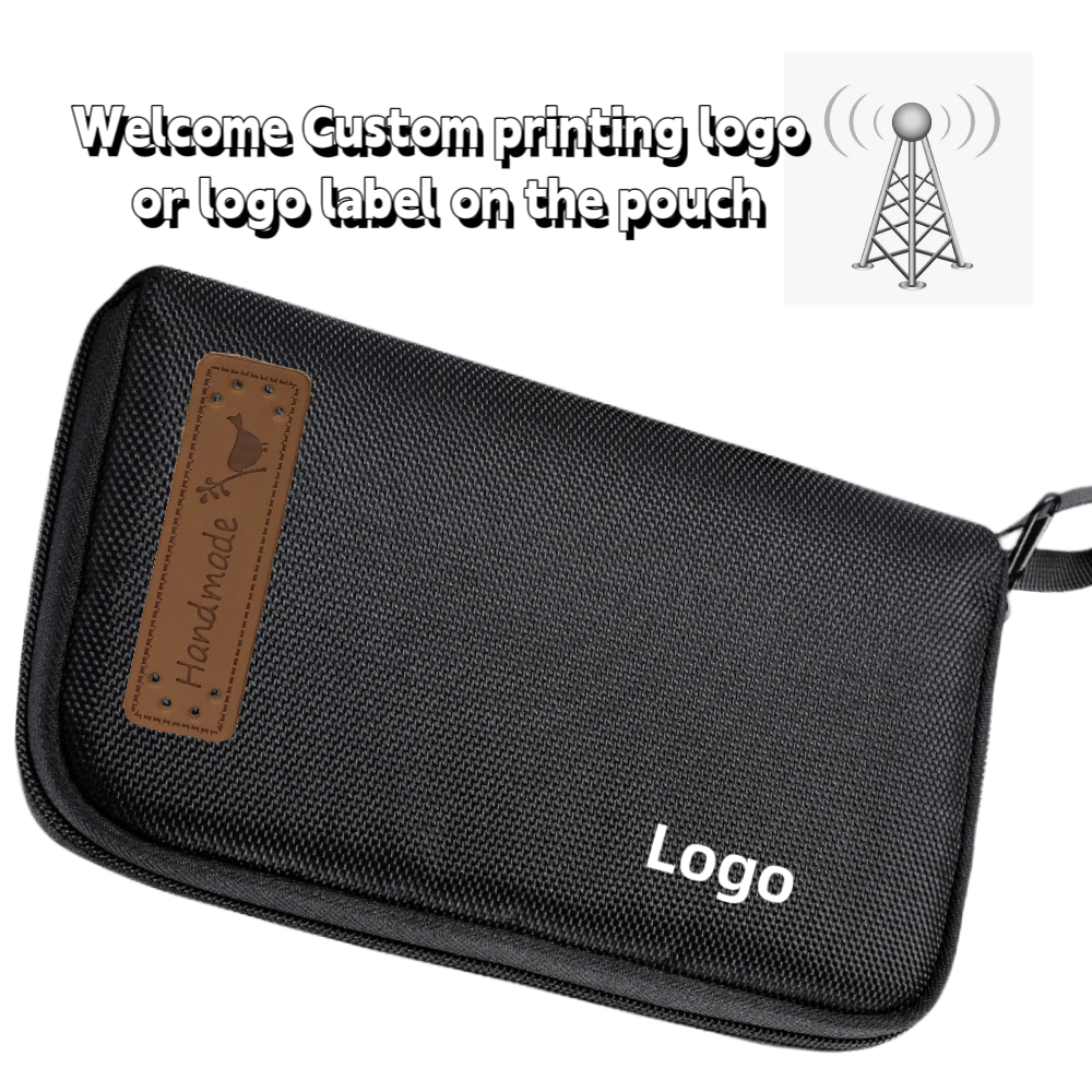 Signal blocking phone pouch
